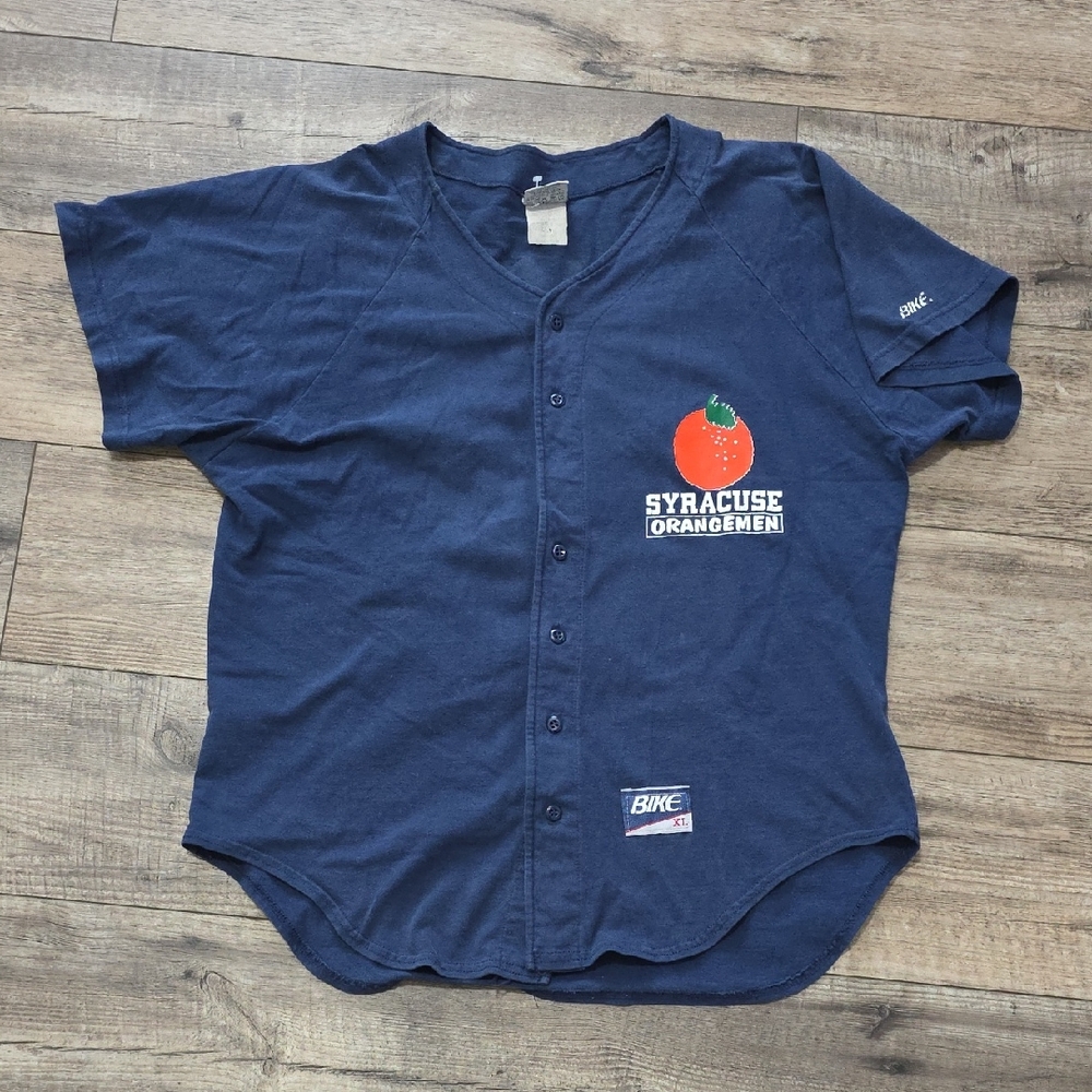 Bike Vintage Syracuse Orangemen Baseball Jersey